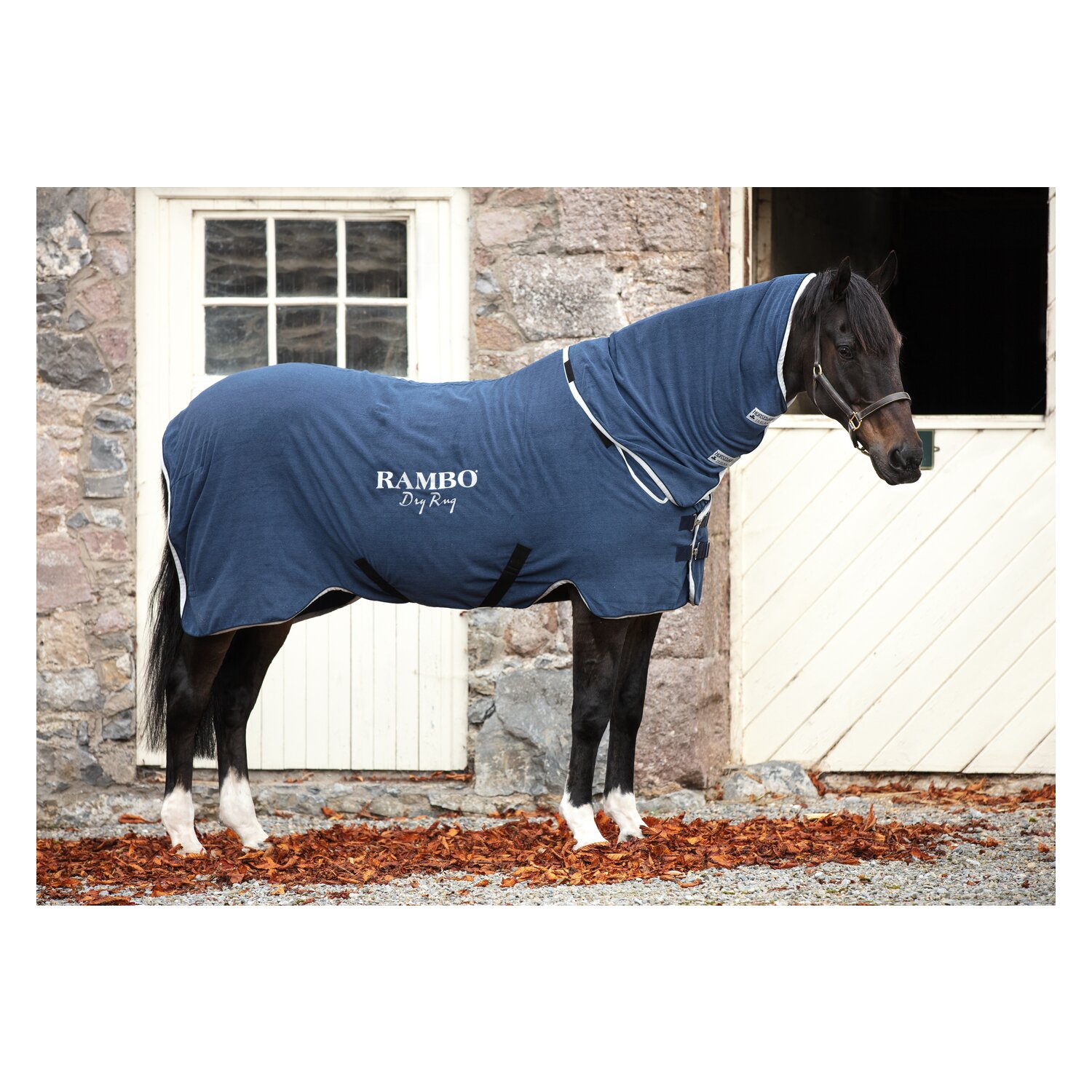 Horseware Abschwitzdecke RAMBO Dry Rug Supreme - navy