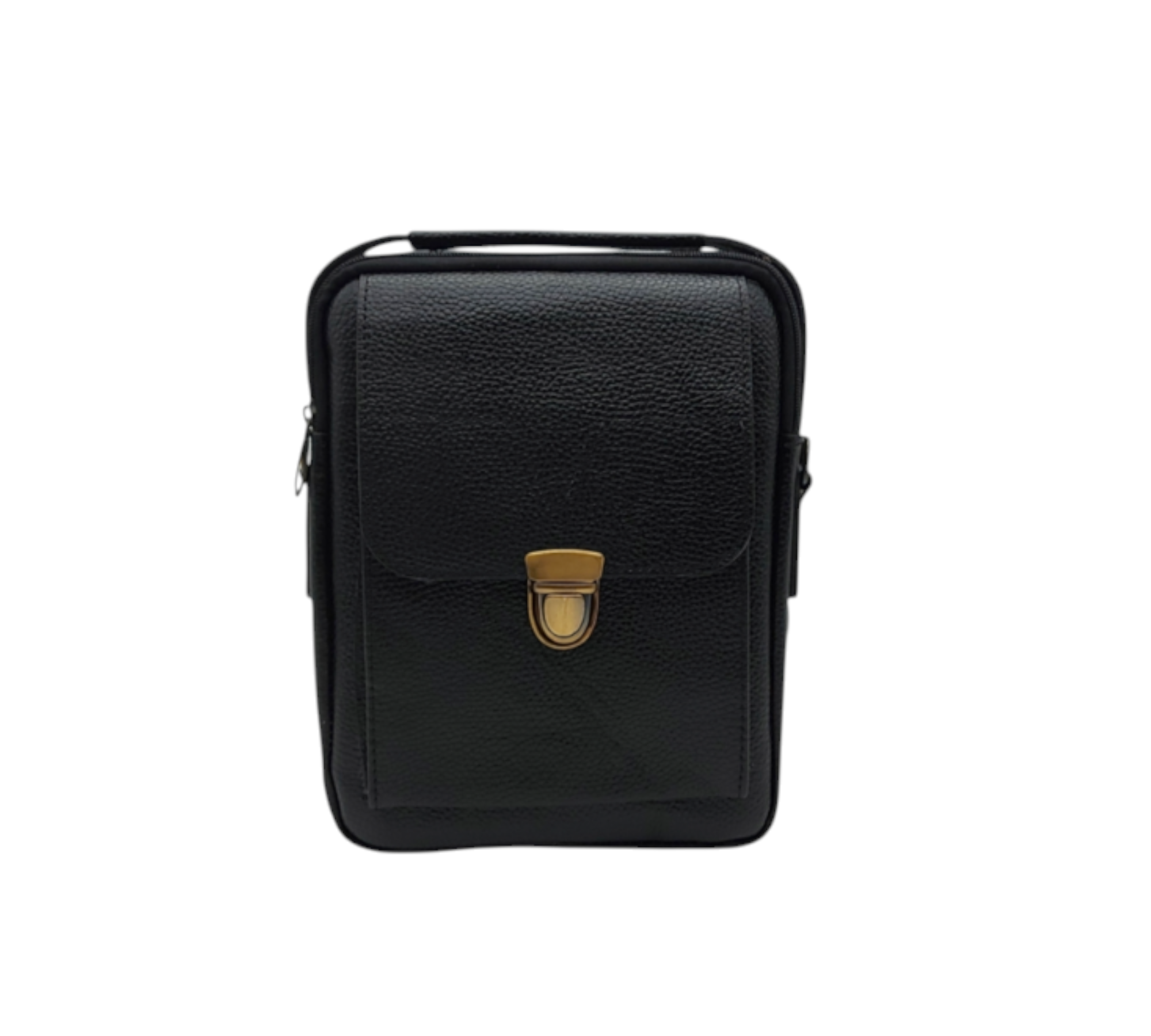 Elba – compacte leren schoudertas (unisex)