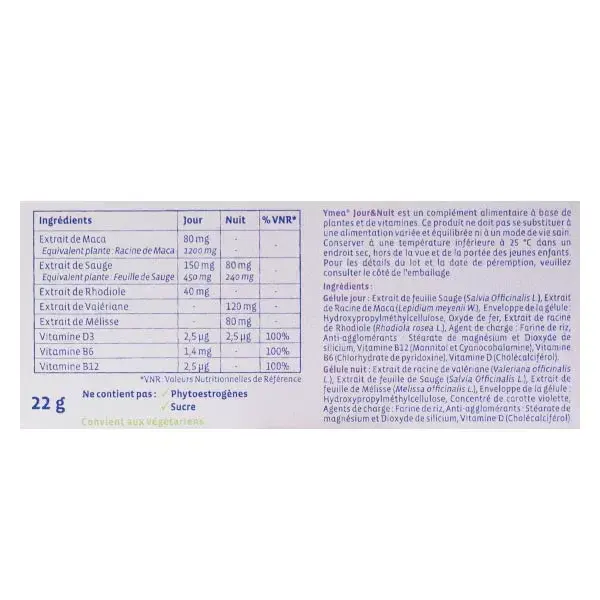 Ymea Menopausa, Ondas de Calor e Sono - 64 Cápsulas
