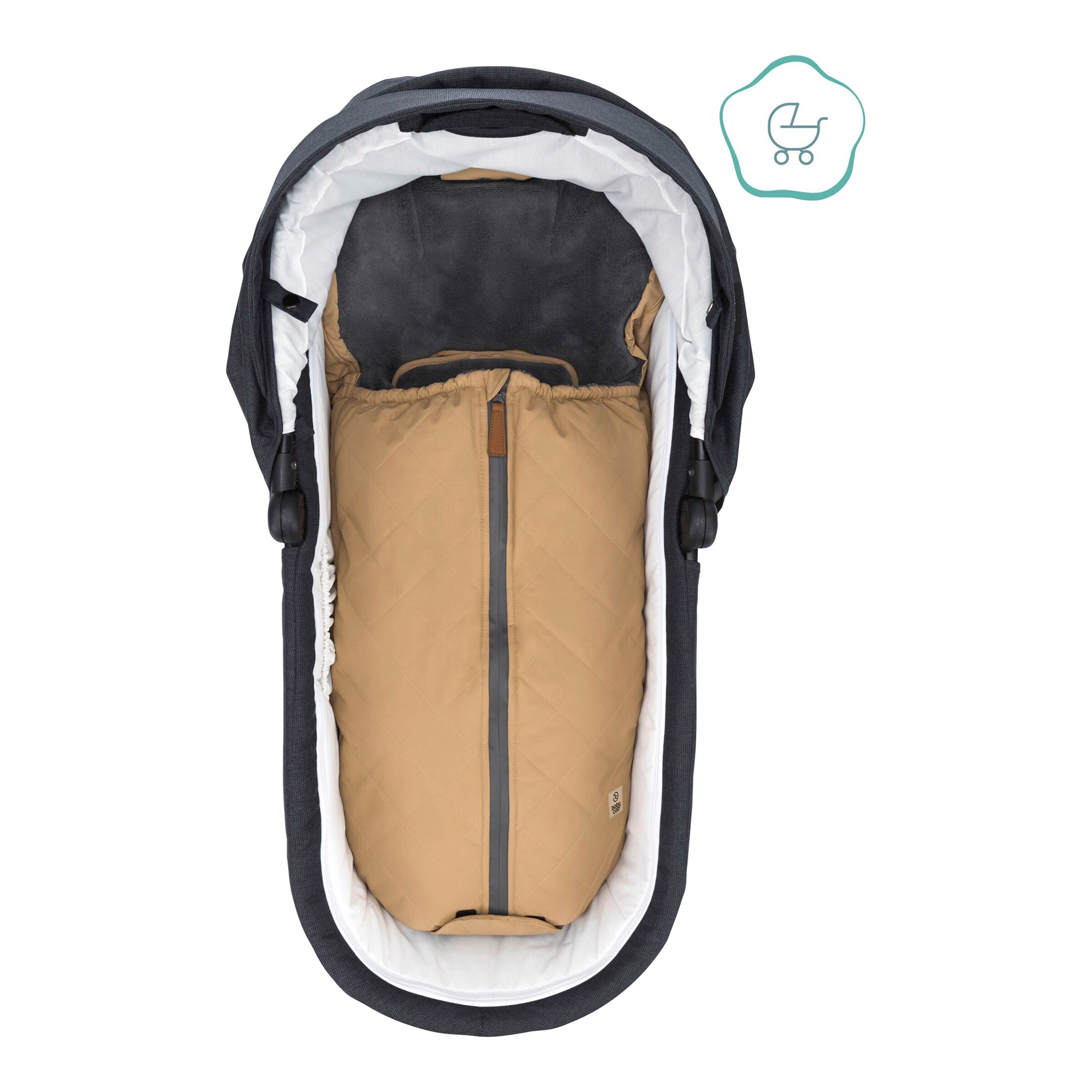babycab Winterfußsack Nora cappuccino