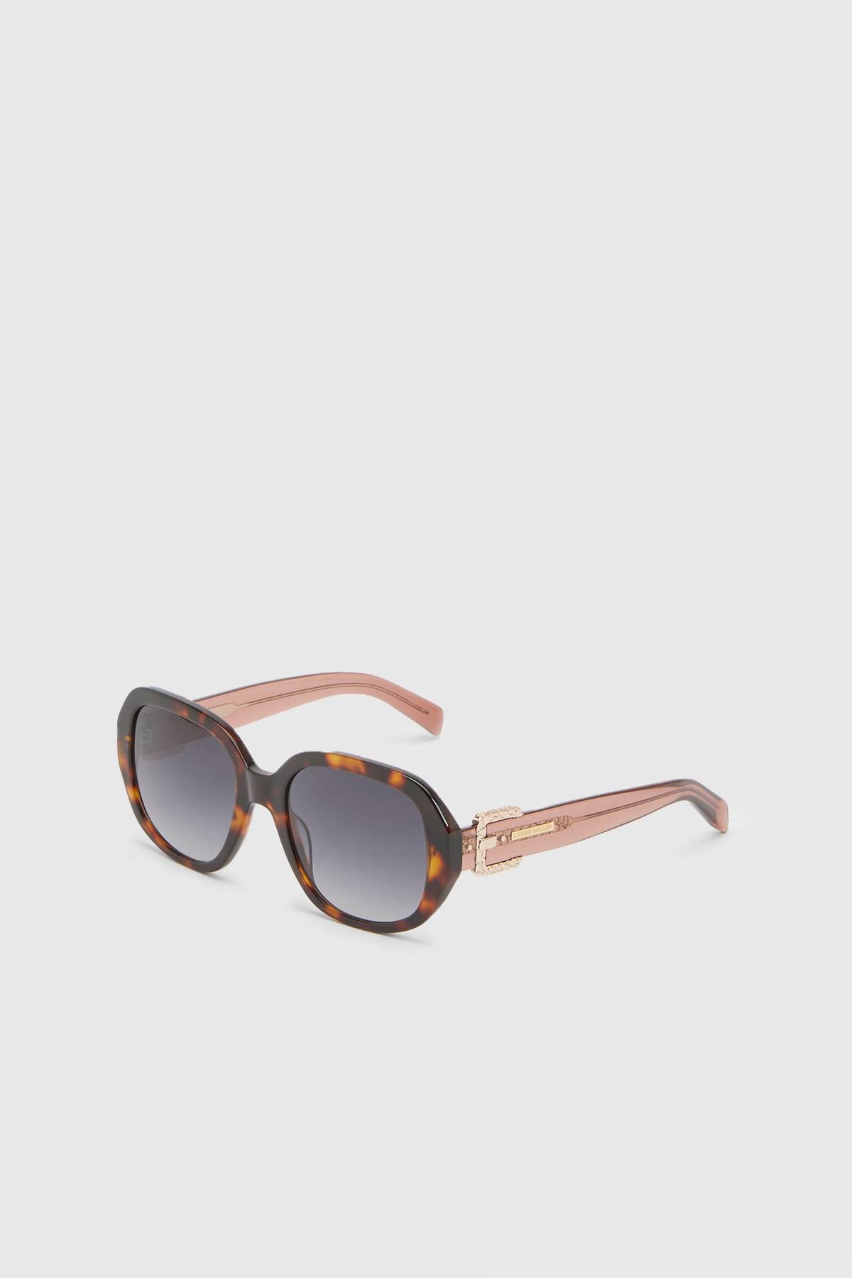 KarenMillen Lunettes De Soleil Arrondies Avec Détail Boucle