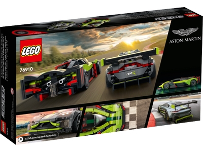 LEGO Aston Martin Valkyrie AMR Pro en Aston Martin Vantage GT3 (76910)