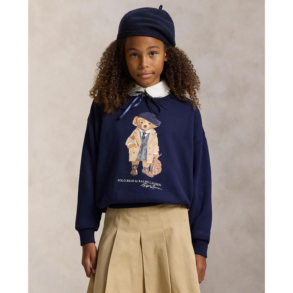 Køb Polo Ralph Lauren Refined Navy Girl Sweatshirt