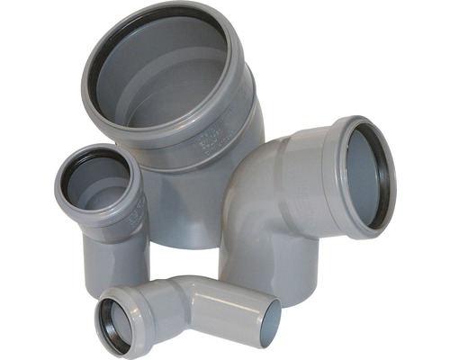 HT-B bocht 15° DN 90 mm