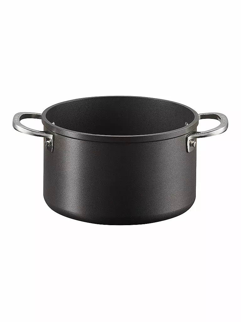 LE CREUSET Aluminium-Antihaft Fleischtopf mit Deckel 20cm/3,8l Schwarz schwarz
