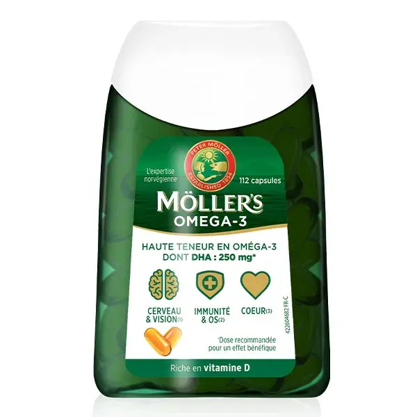 Mollers Omega 3 Double 112 cápsulas