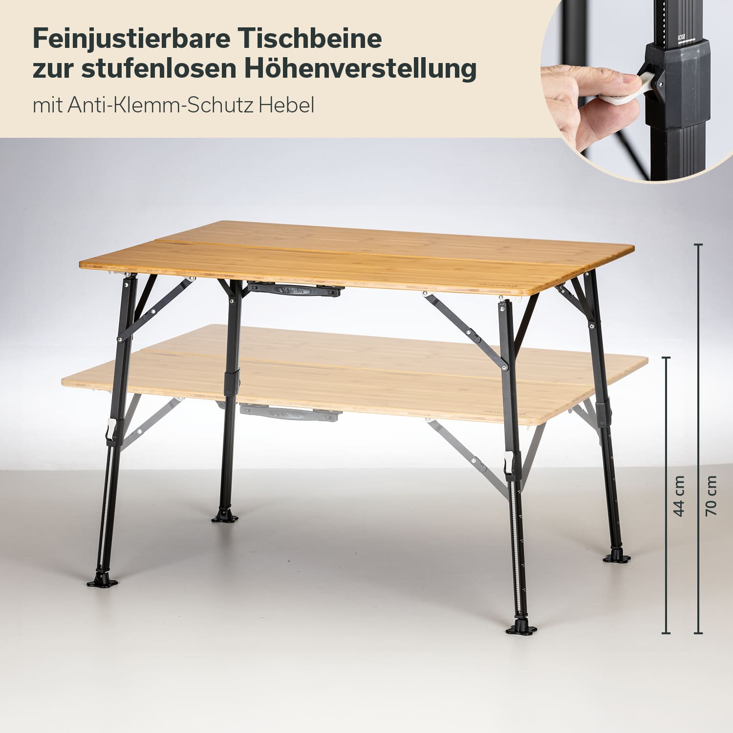Skandika Tobro Bamboe kampeertafel