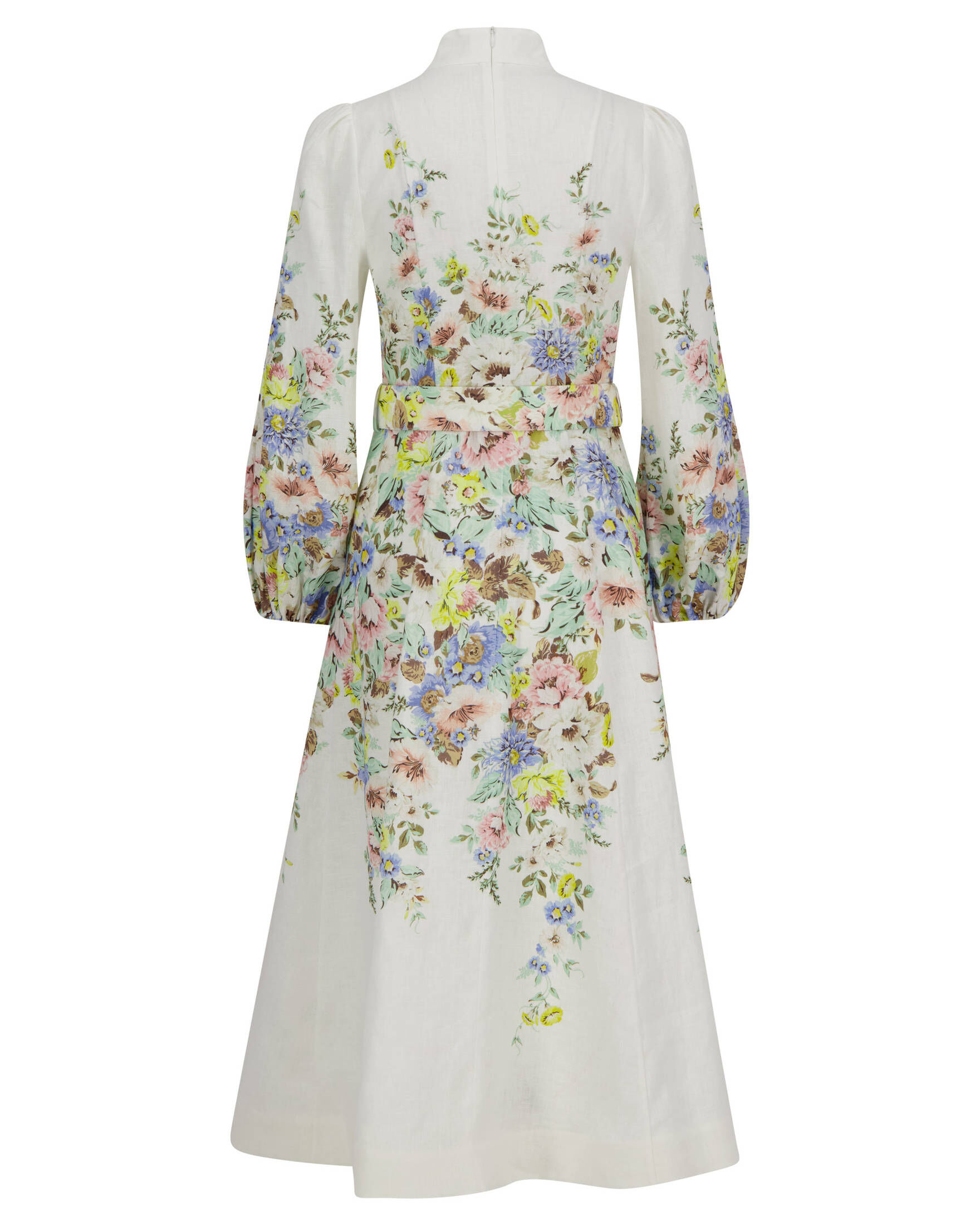 Zimmermann| Damen Leinenkleid mit Gürtel