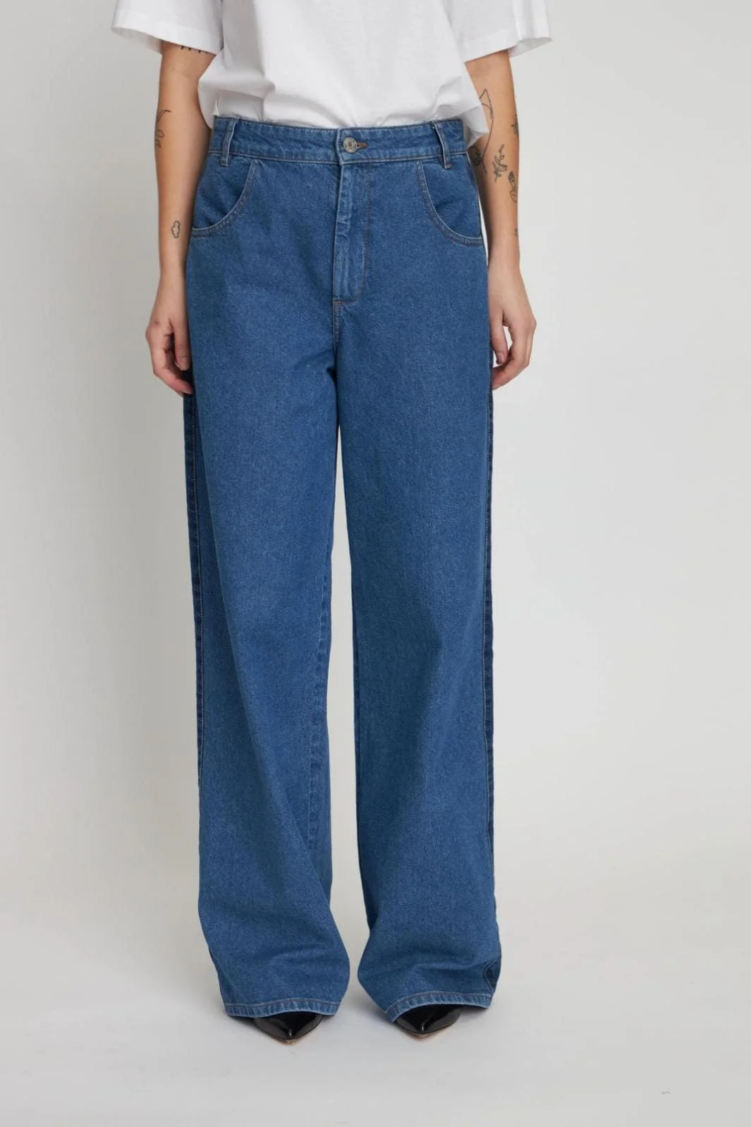 Stella Nova Two Tone Denim Pant