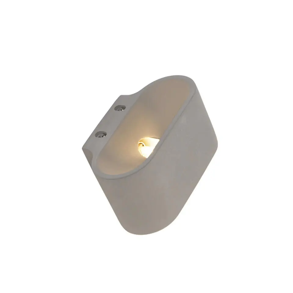 Qazqa wandlampen arles crème g9