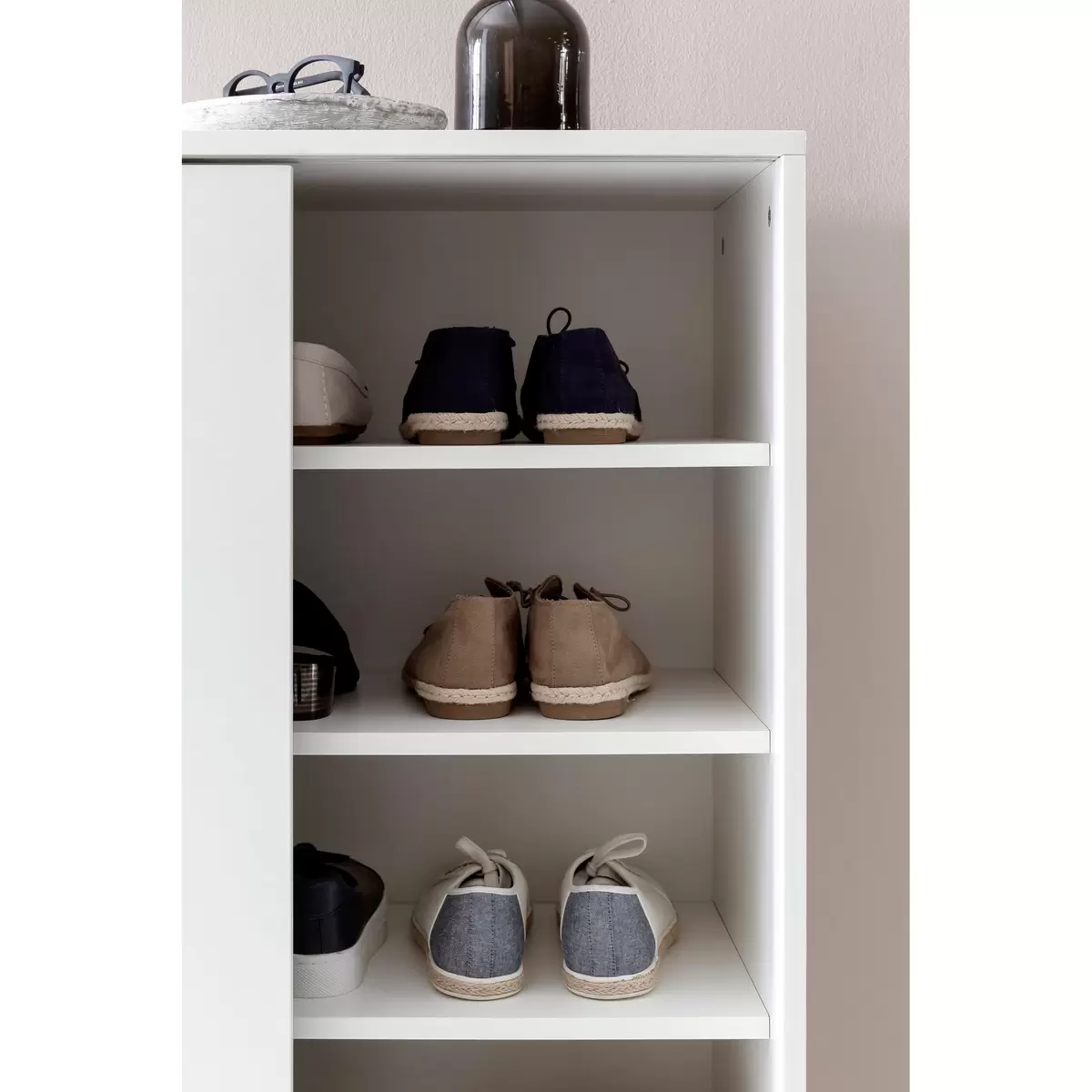 Schuhschrank Hugo creme,hellgrau