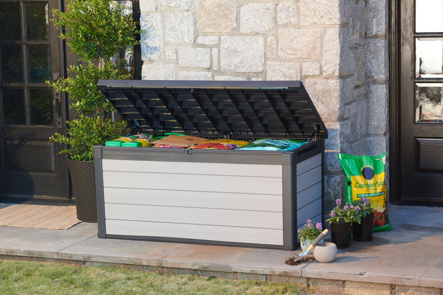 Keter opbergbox Denali grijs 152 x 73 x 70 cm
