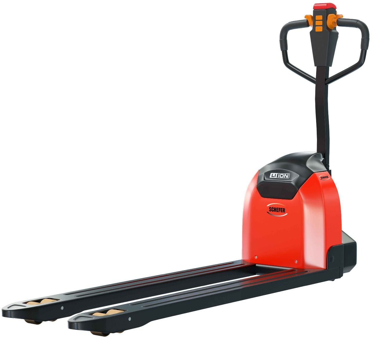 Schefer EHW 15 Premium elektrische palletwagen met 1500 kg hefvermogen en 1500 mm vorklengte