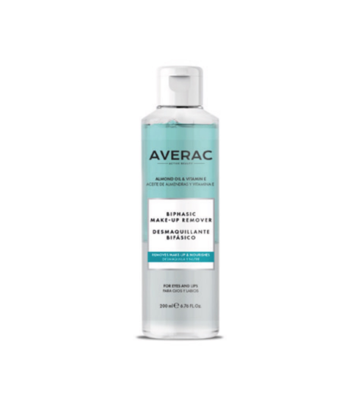 Averac Cosmetics - Demaquilante bifásico - Para olhos e lábios