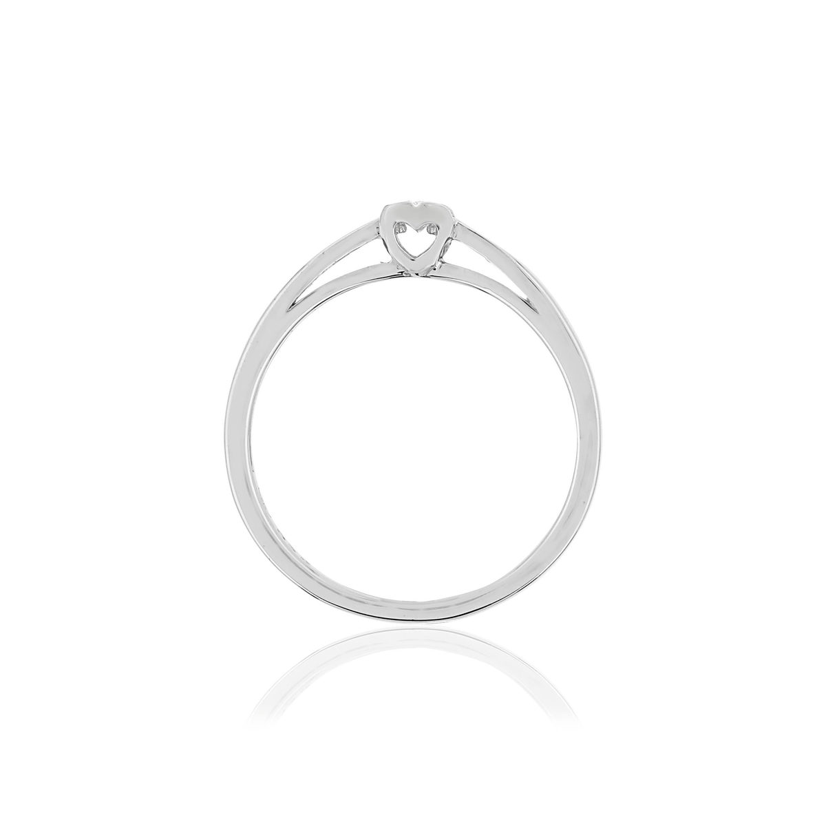 Bague argent diamant
