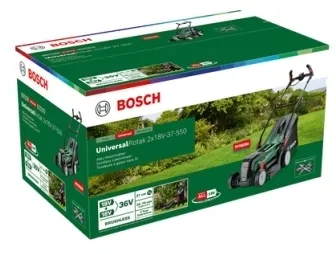 [OUTLET] - Bosch AKKU PLÆNEKLIPPER ROTAK 37CM 2X18V SOLO - SOLO