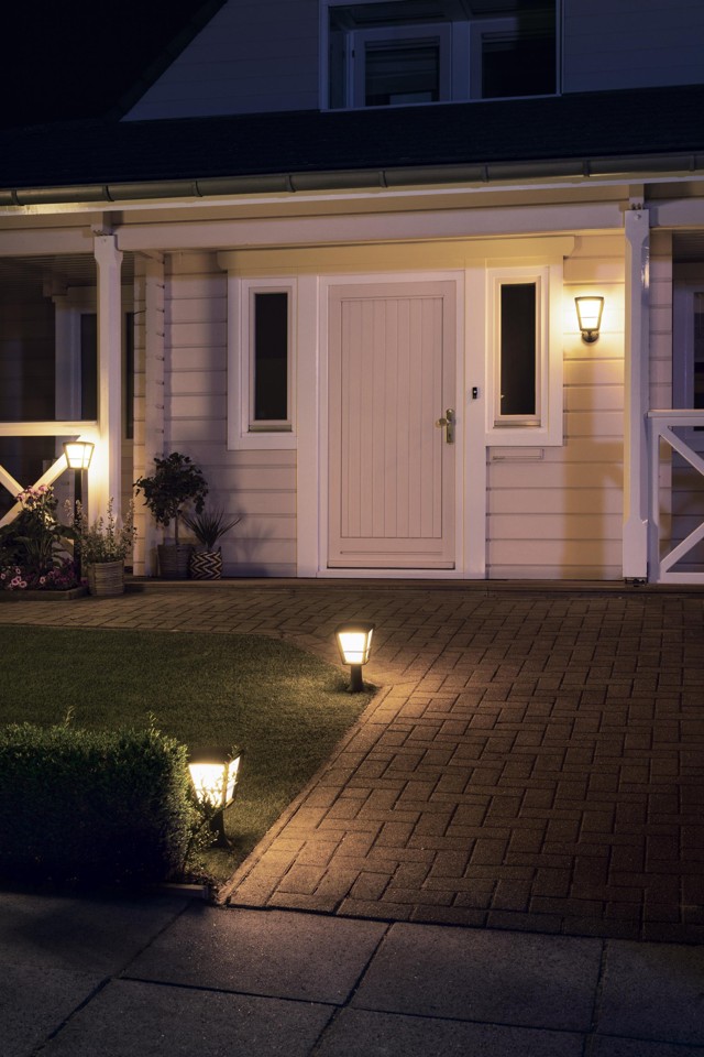 Philips Hue - Econic Up Wall Lantern Outdoor - White & Color Ambiance