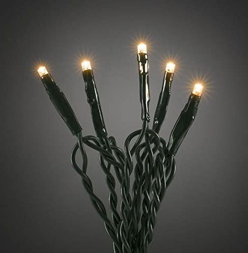 Feestverlichting - Mini Lichtketting - Amberkleurig - 10 Diodes - IP20