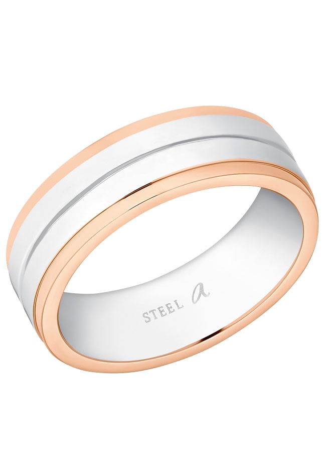 Amor Fingerring »Uni Chic« mit Zirkonia (synth.)