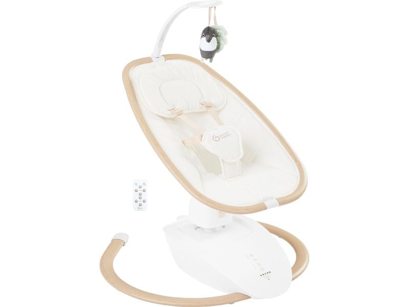 Babymoov Babyschaukel Swoon Hoop Sand Schaukelsitz mit 5-Punkt-Gurt