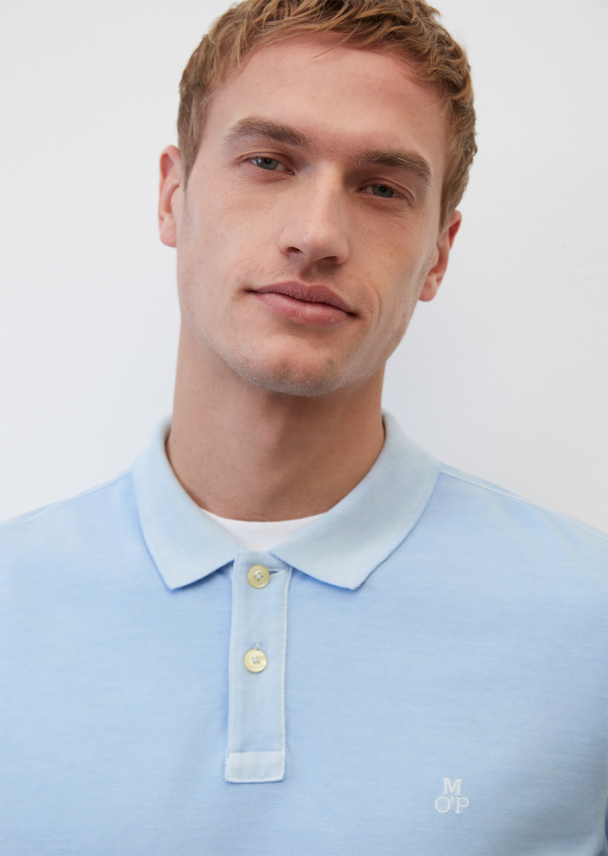 Kurzarm-Poloshirt Piqué regular aus Bio-Baumwolle