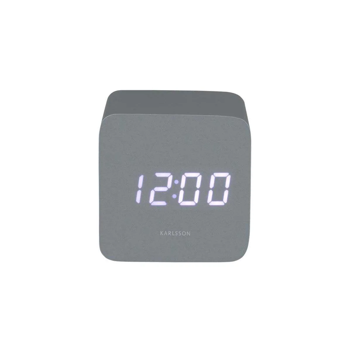 Réveil Carré LED Karlsson Spry - Gris