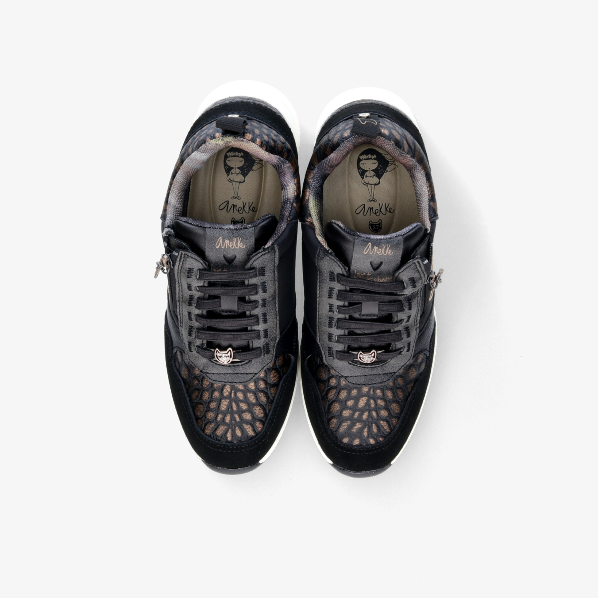 Anekke Damen Sneaker Low Schwarz - Jetzt bei reno.de kaufen