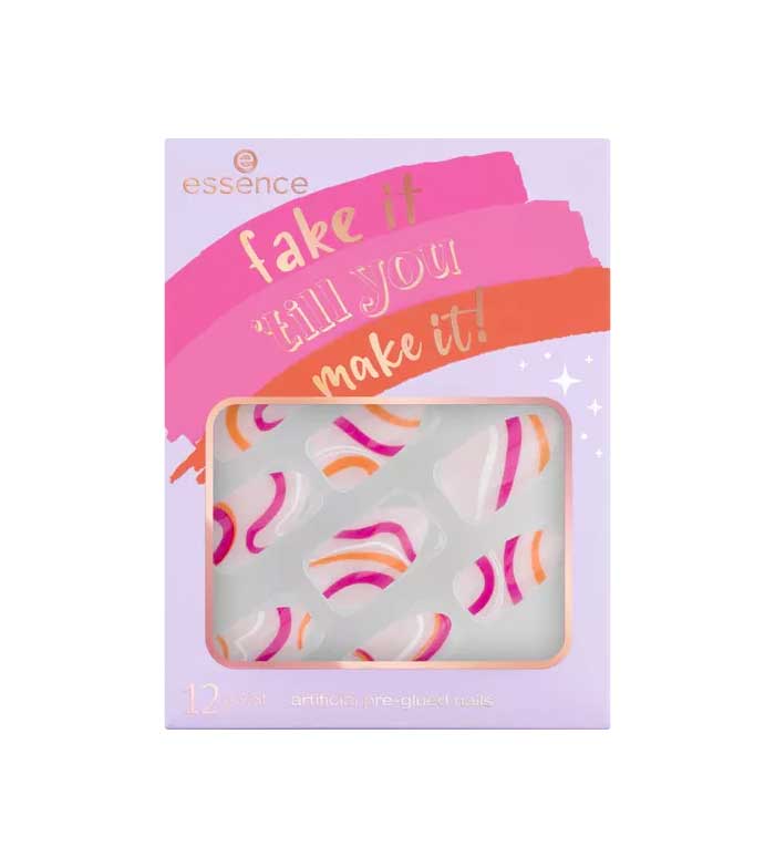 essence - *Fake it \'till you make it* - Unhas postiças - 03: Get Your Swirls On