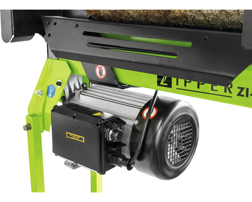 Elektrische houtklover Zipper ZI-HS met onderstel, 7 ton (volgens nieuwe norm)