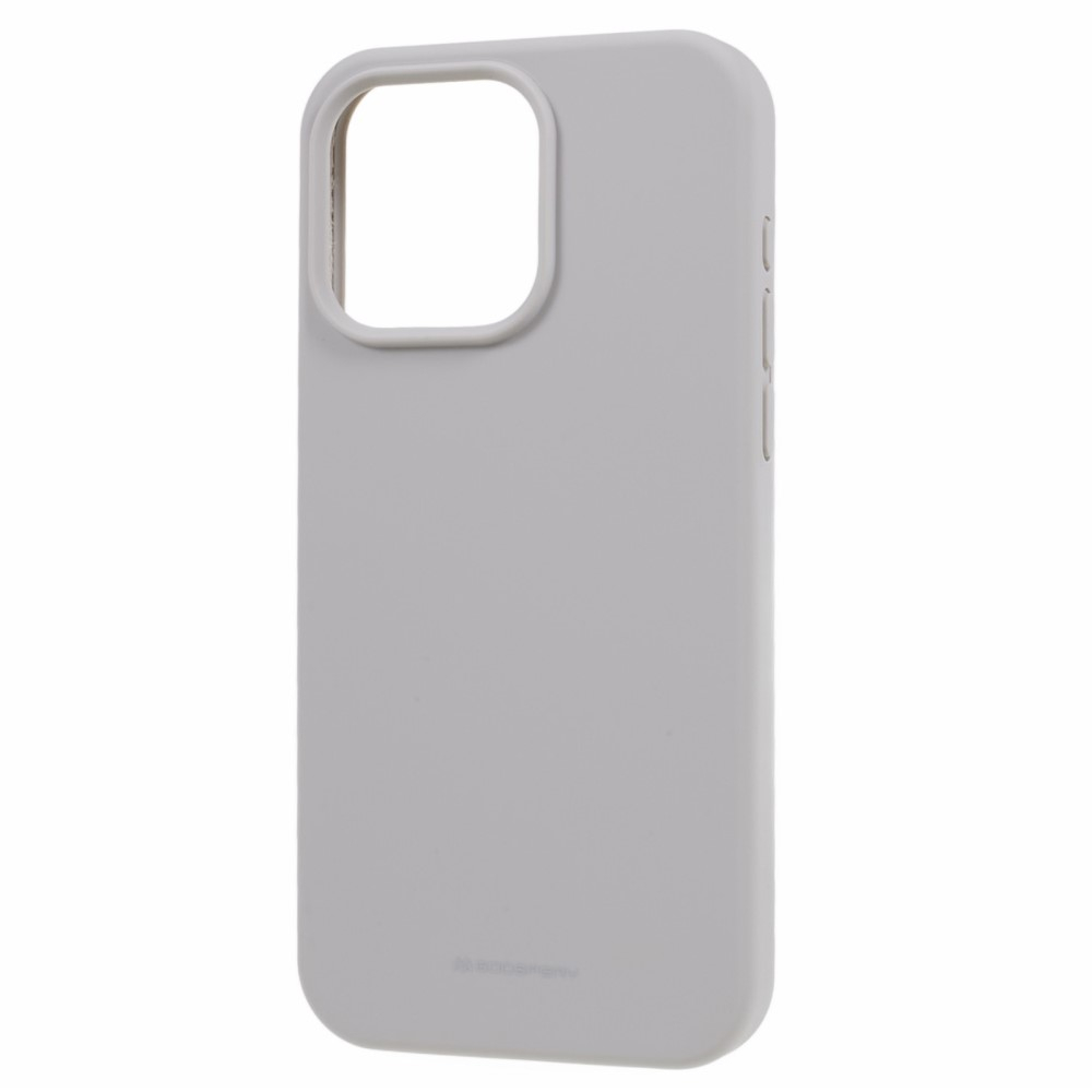 Mercury Goospery - iPhone 15 Pro Silikon Case Hülle - Beige (Matt)