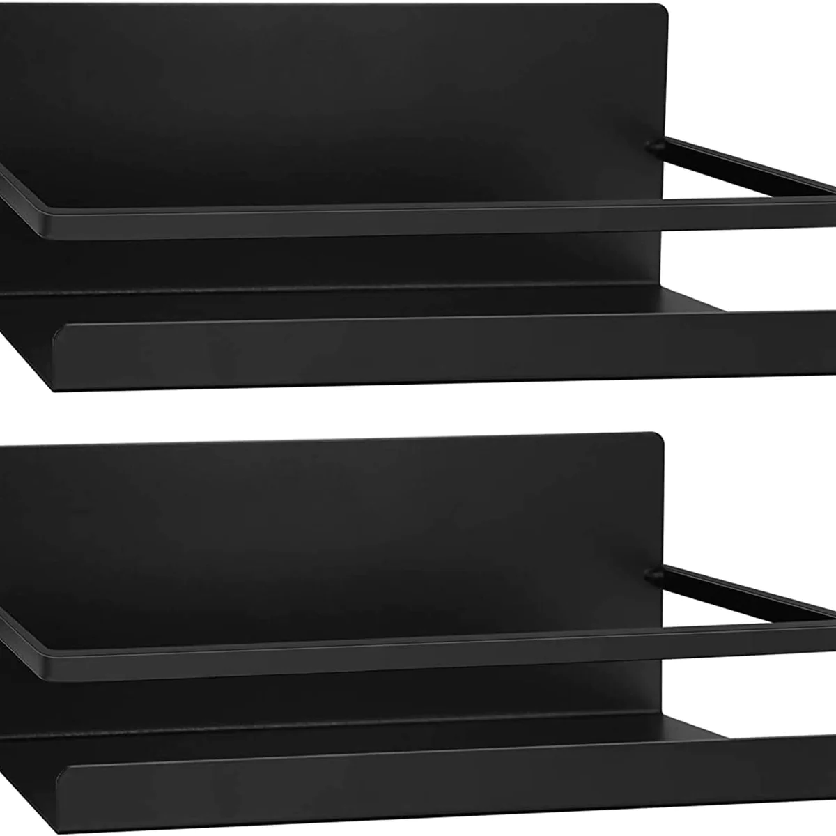 2 Etagere Epice Magnetique Frigo Sans Percage noir Vendos85