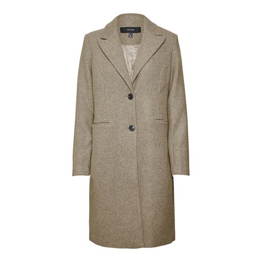 Vero Moda Blaza Uldfrakke, Silver Mink Melange, M