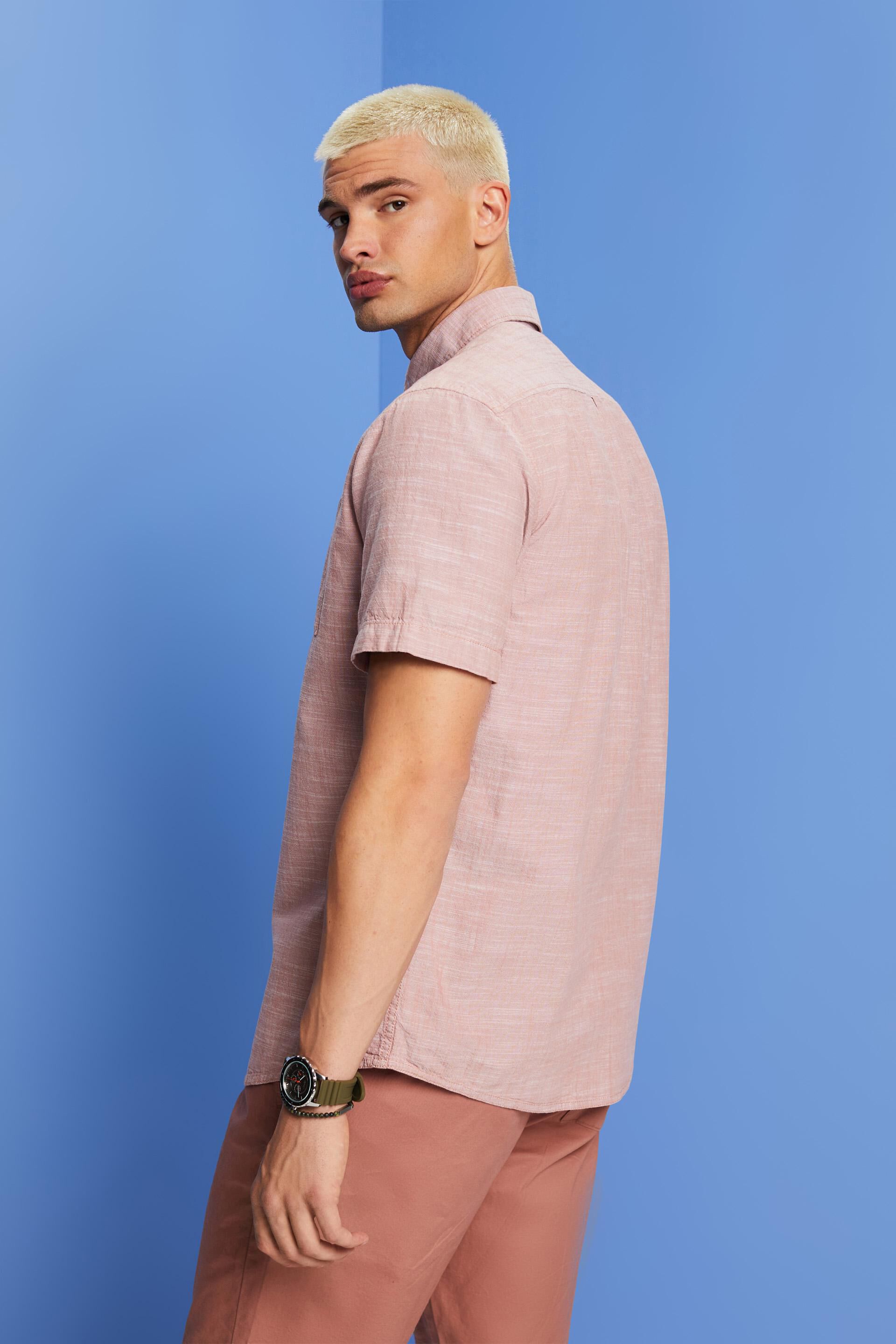 Chemise à col boutonné