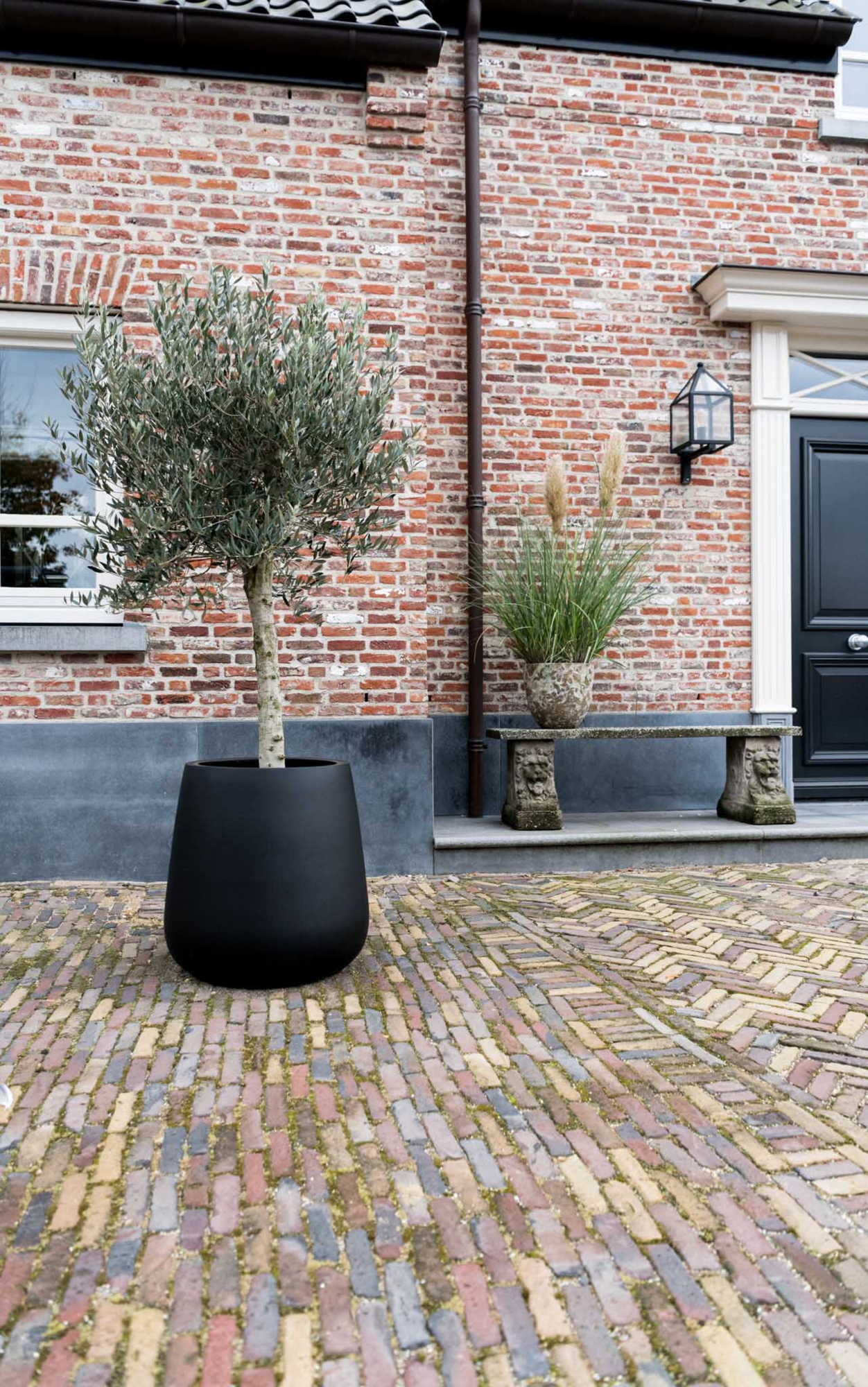 Plantenpot Vermont black Ø66 x H67 cm