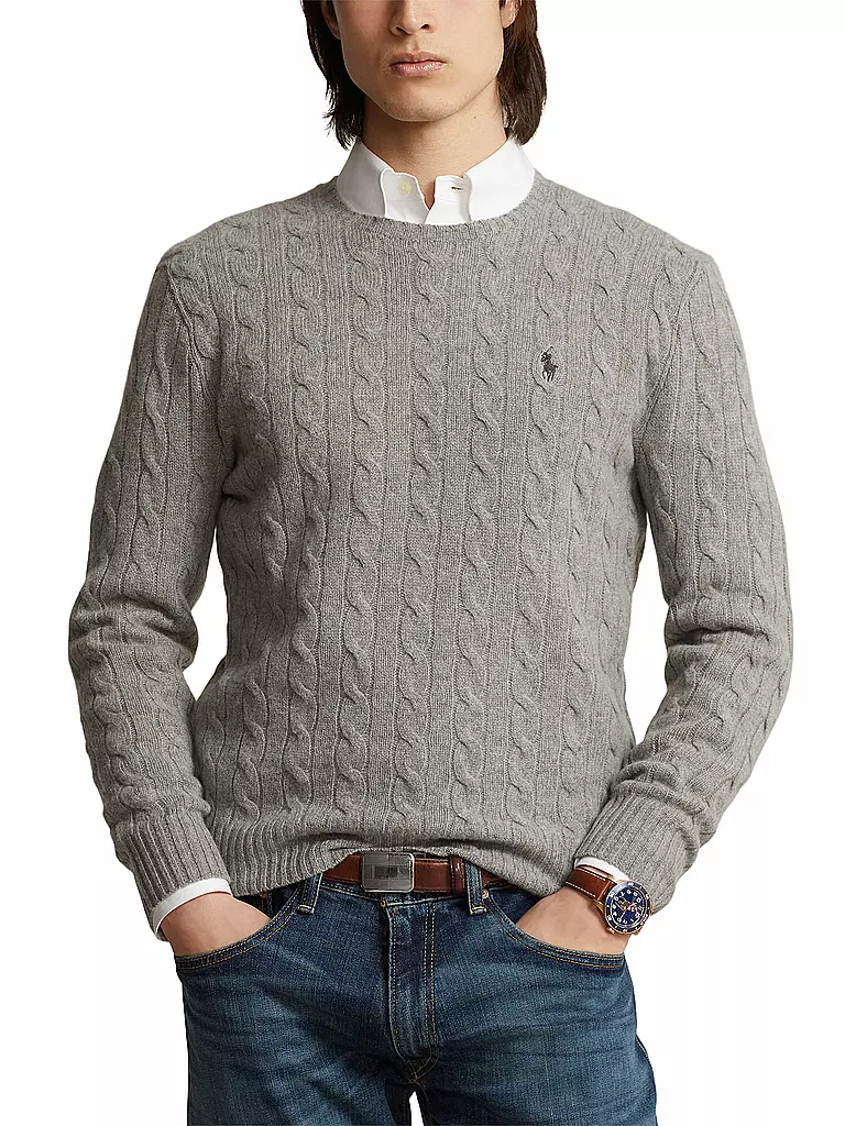 POLO RALPH LAUREN Pullover hellgrau