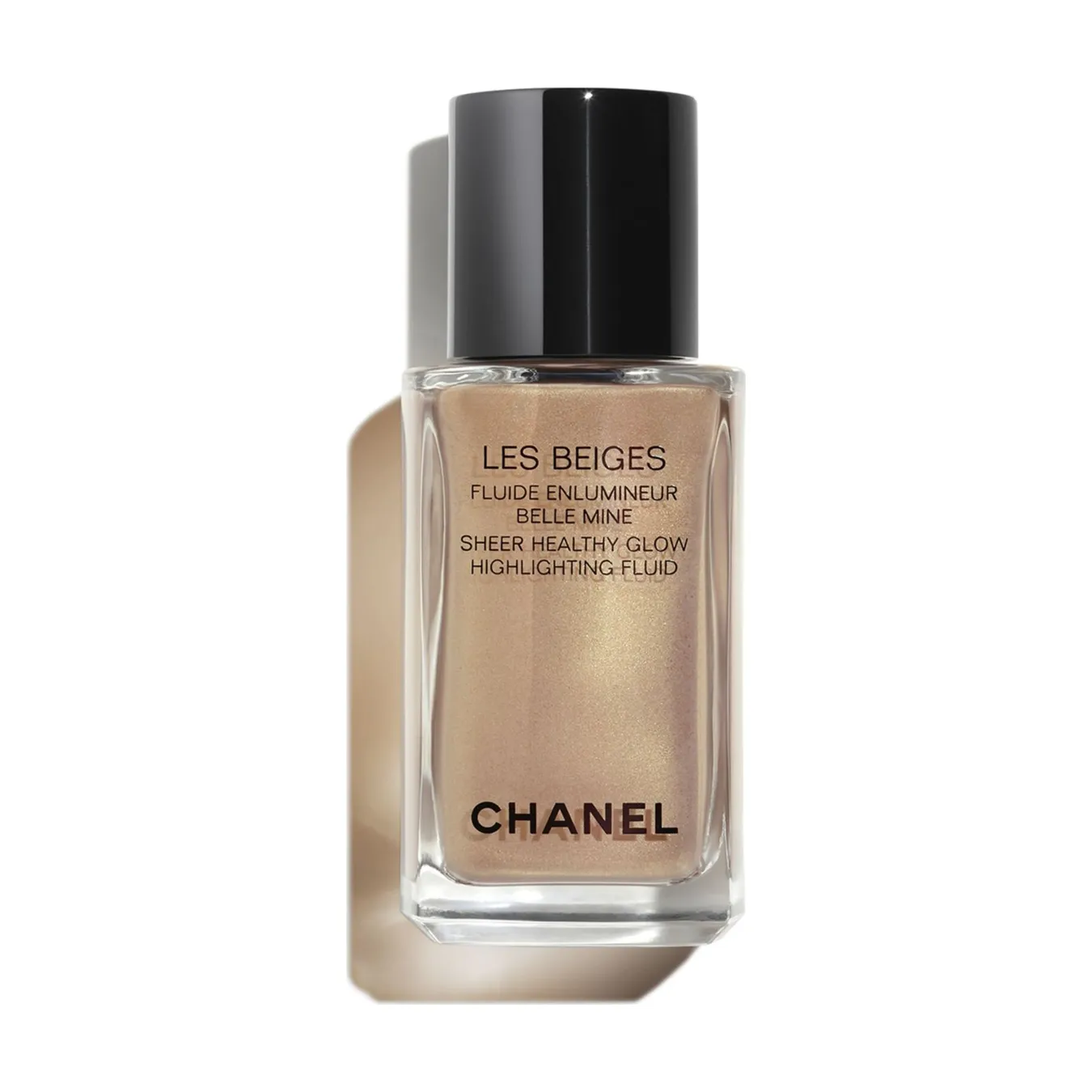 CHANEL LES BEIGES FLUIDE ENLUMINEUR Enlumineur de teint effet irisé. Belle mine lumineuse visage et corpsPearlyGlow