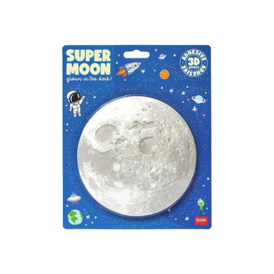 Legami - Lune phosphorescente - adhésif décoratif - 15 cm de diamètre