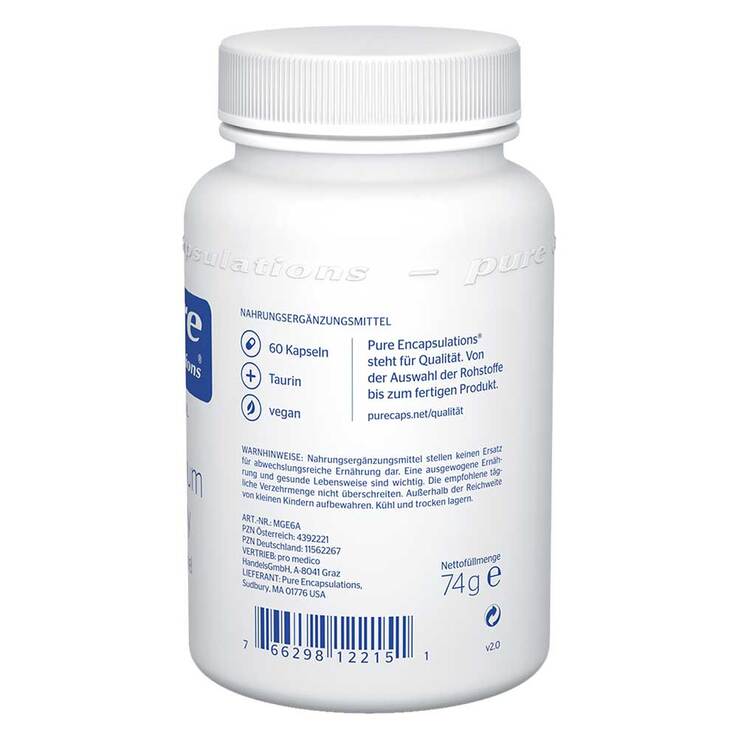 Pure Encapsulations Magnesium Energy Kapseln, 60 St