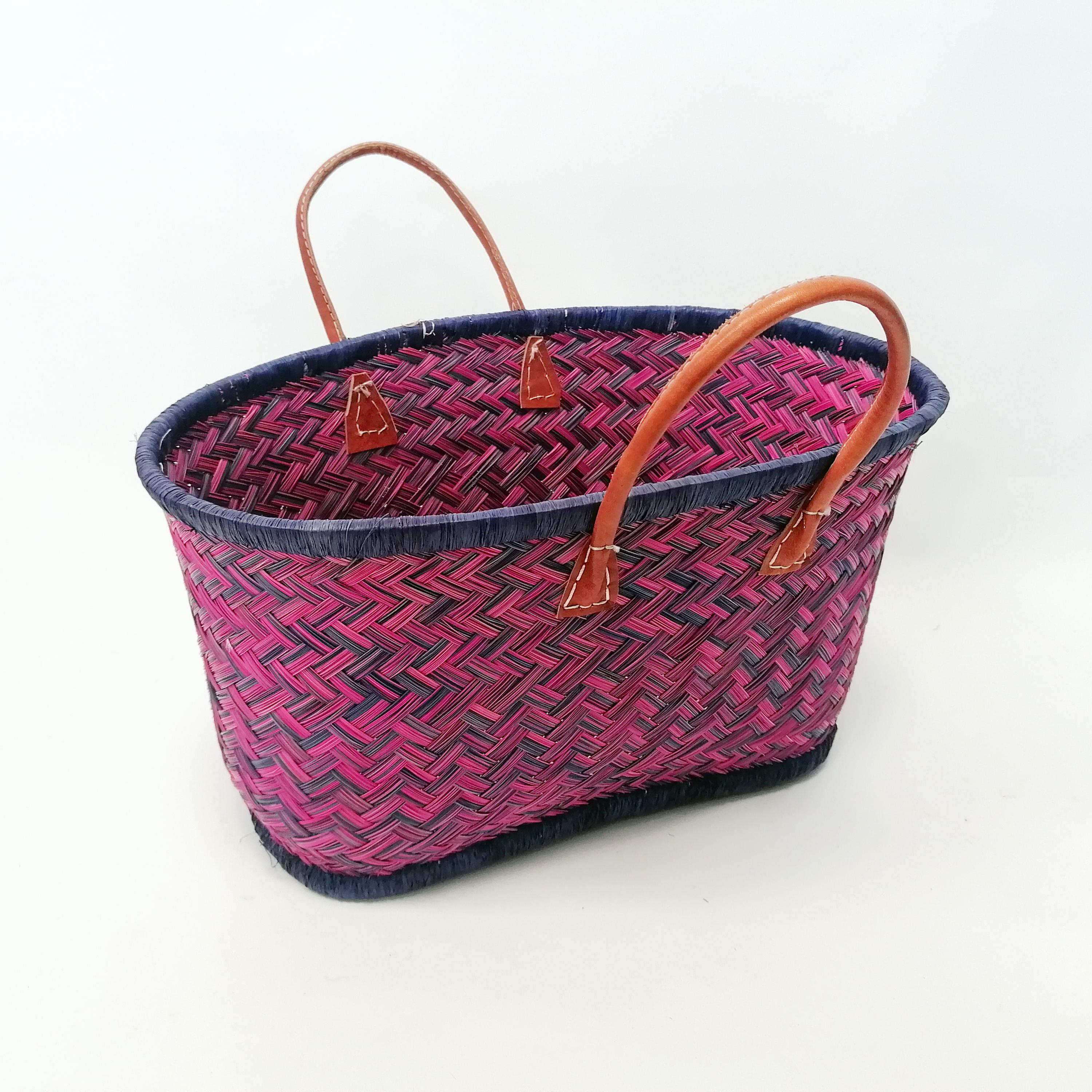 PANIER ARAVOLA TUTTI FRUTTI BICOLORE 27X52CM