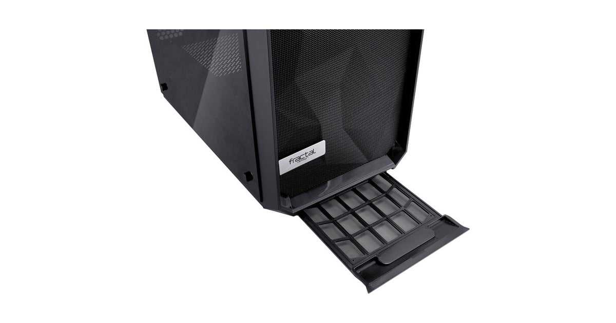Fractal DesignMeshify C midi tower behuizing  (Zwart | 2x USB-A | Tempered Glass)