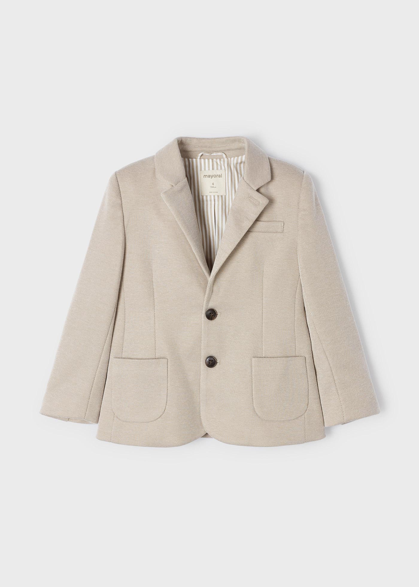 Blazer de malha para menino