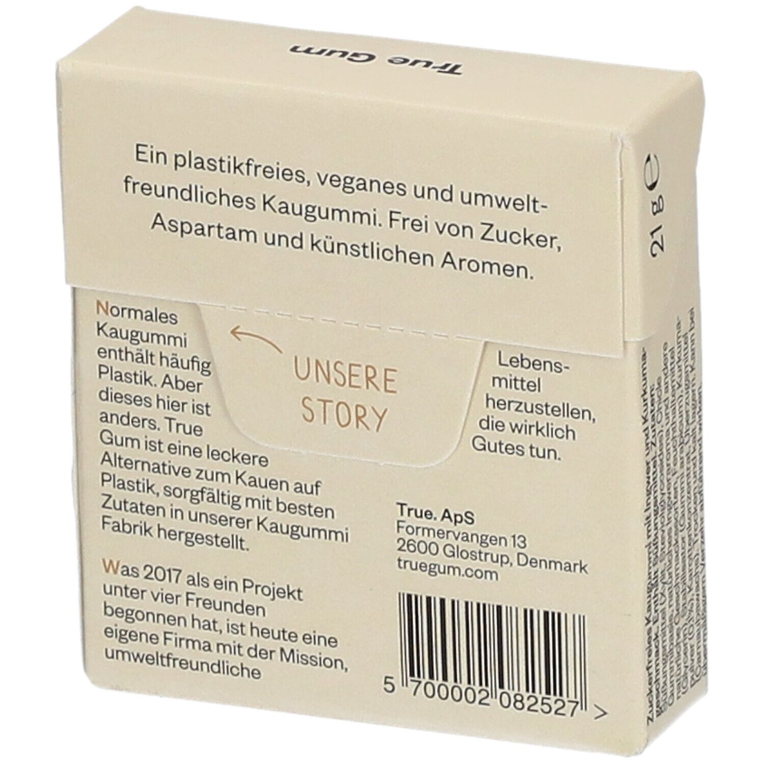 True Gum  Ingwer & Kurkumageschmack