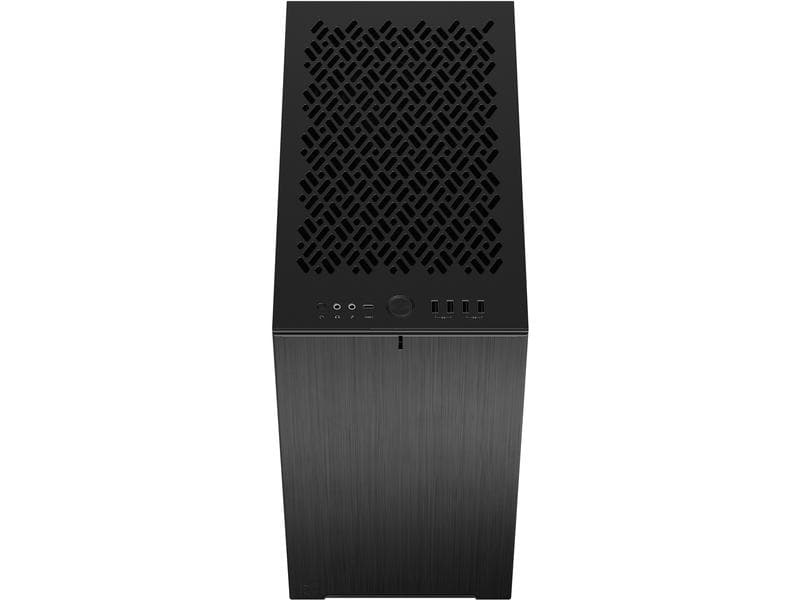 Fractal Design PC-Gehäuse Define 7 Mini Solid Schwarz Elegantes Mini-Tower-Gehäuse