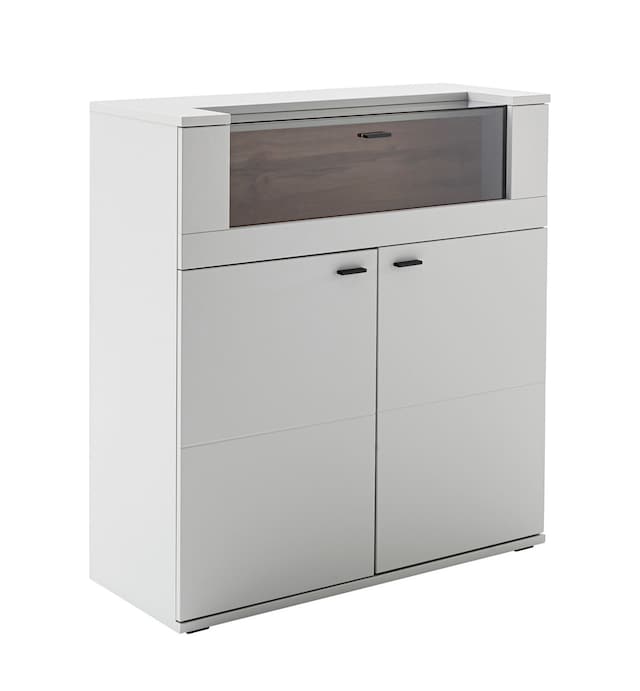 Highboard Lissabon 110 x 118 x 44 cm Modern white