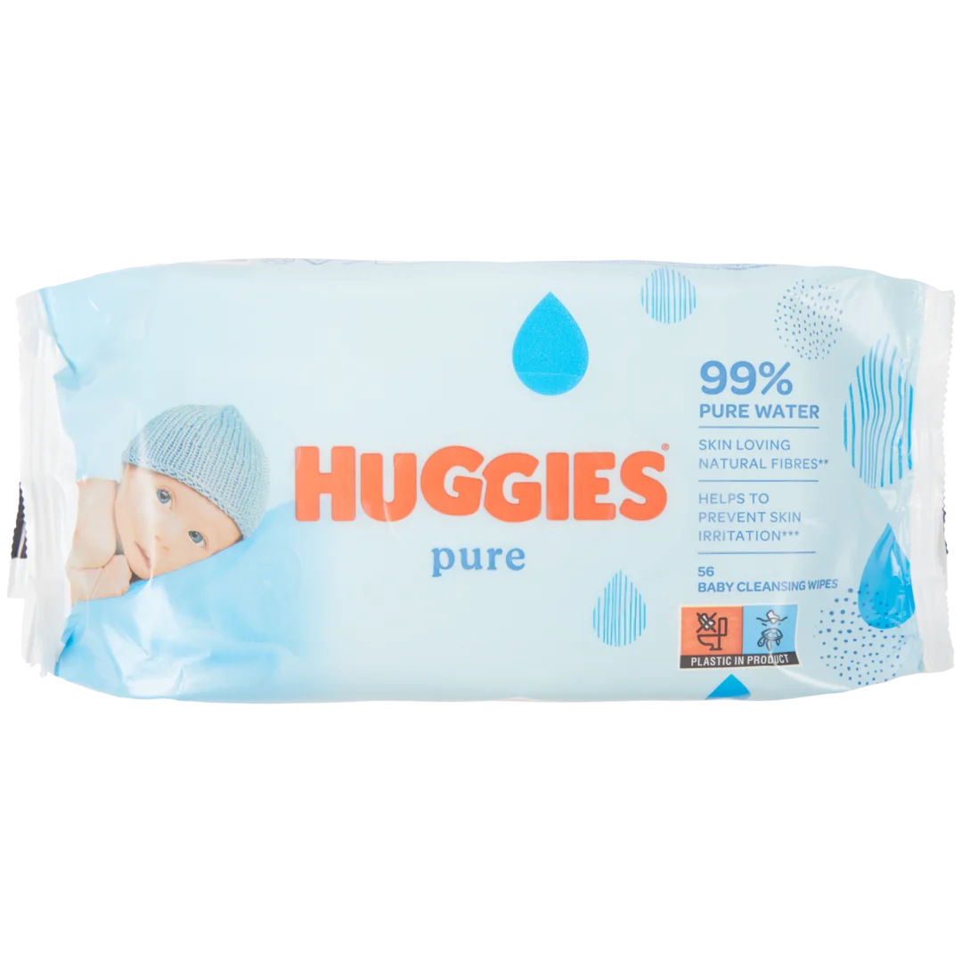 Lingettes pour bébé Huggies Pure