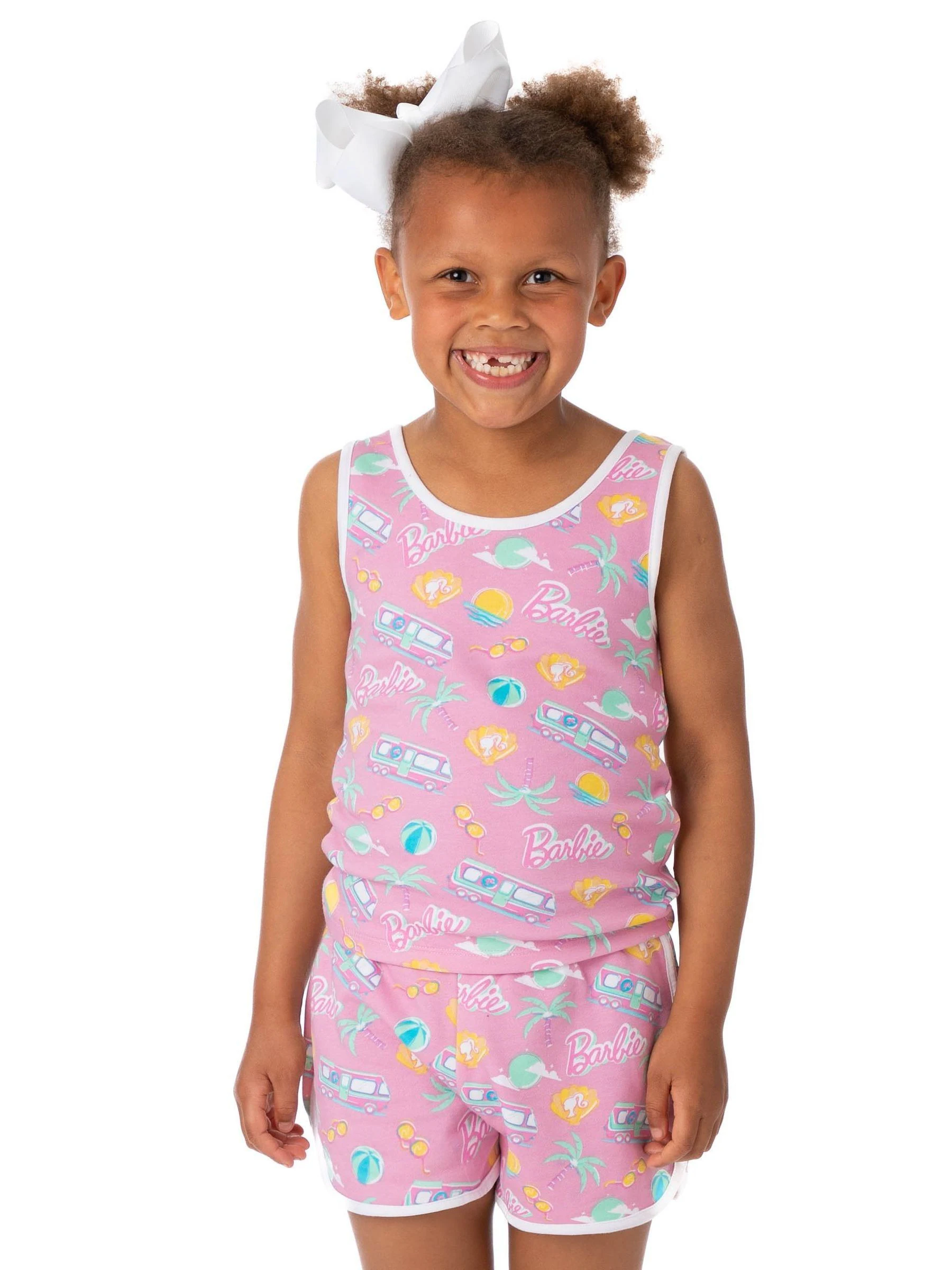 Roze - Vanilla Underground Barbie 2-delige meisjesset van top en short