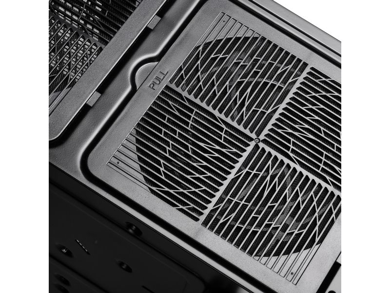 SilverStone PC-Gehäuse GD09B-C Kompaktes ATX-Desktop-Gehäuse mit vorinstalliertem 120-mm-Lüfter