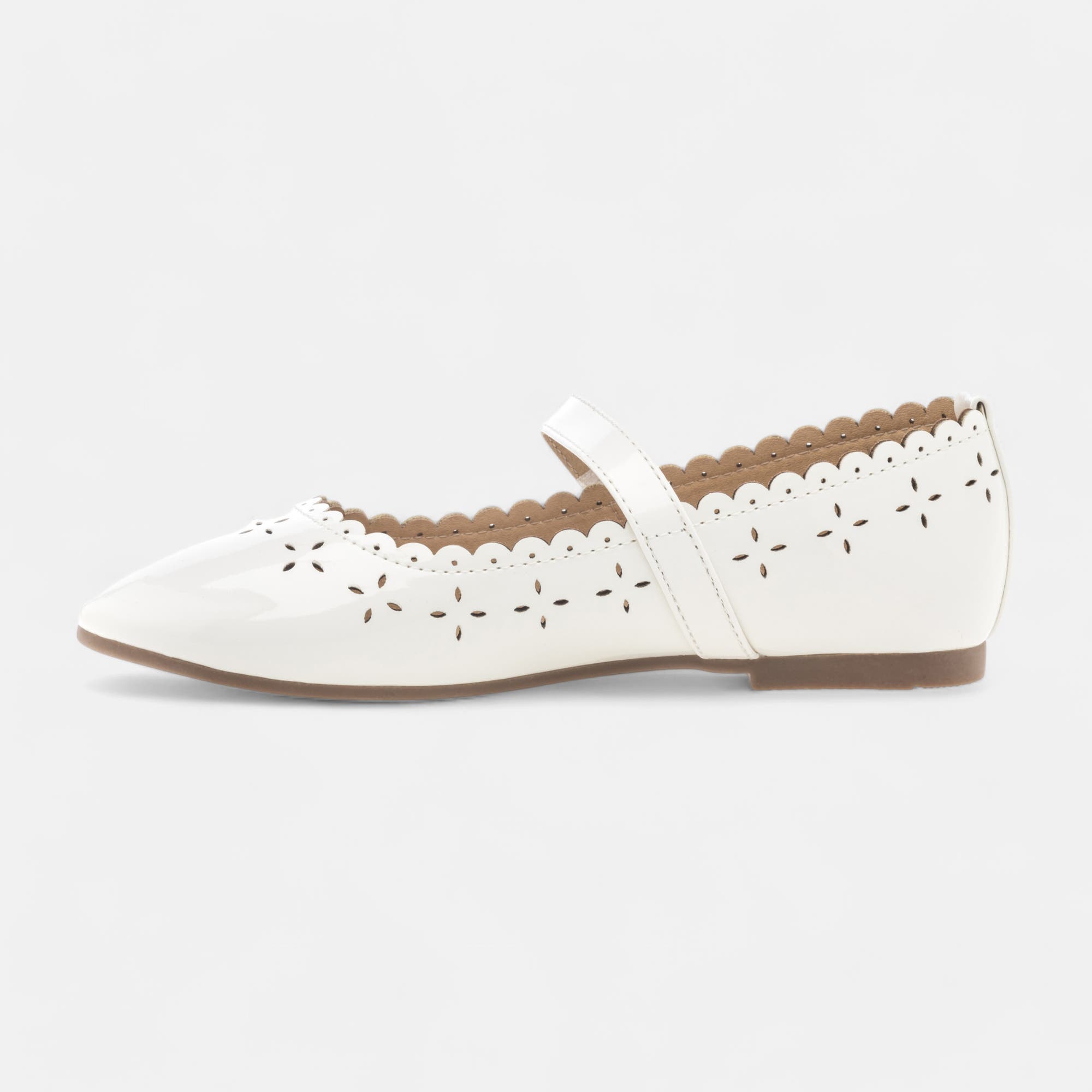 Ballerines Fille blanc