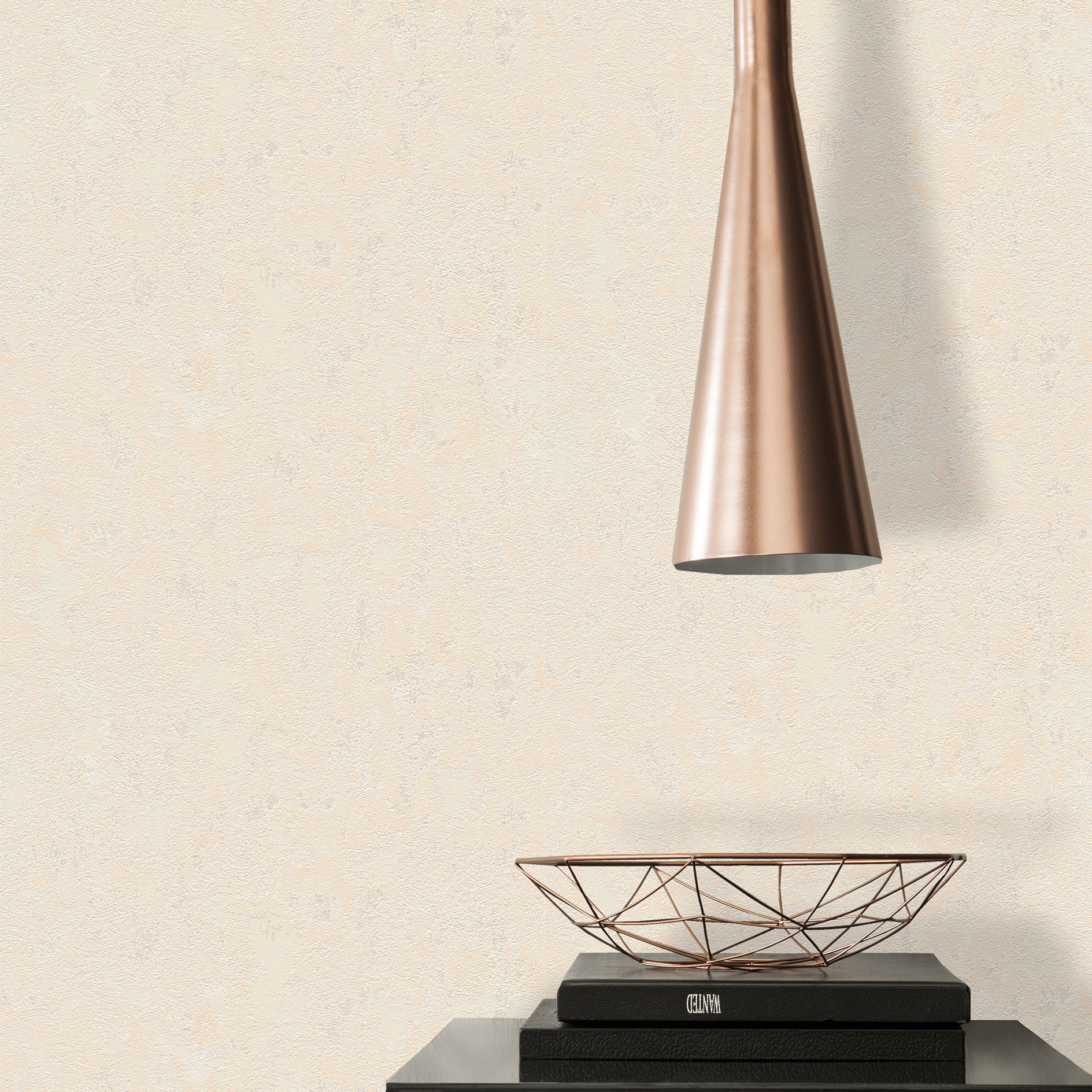 A.S. Creation Vliestapete - beige - Putzoptik - 10 Meter