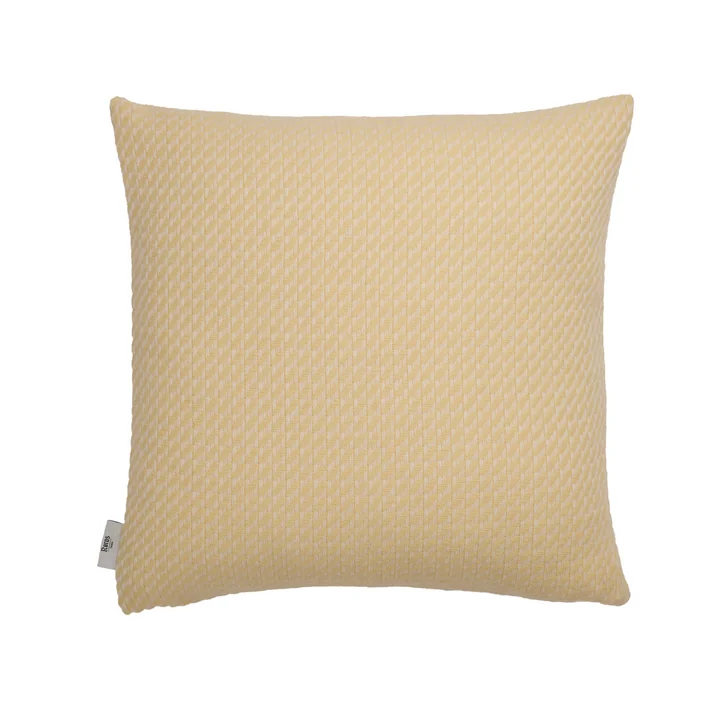 Røros Tweed - Mello Kissen, 50 x 50 cm, lemon yellow